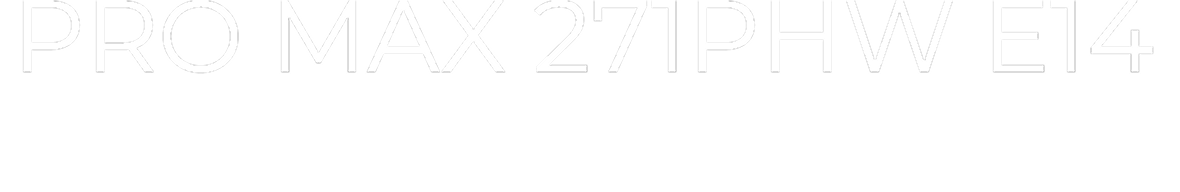 PRO MAX 271PHW E14